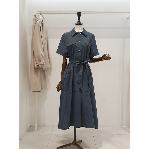 [파주점] 쥬크 주크 플랩디테일 벨티드 셔츠원피스 V262MSE941