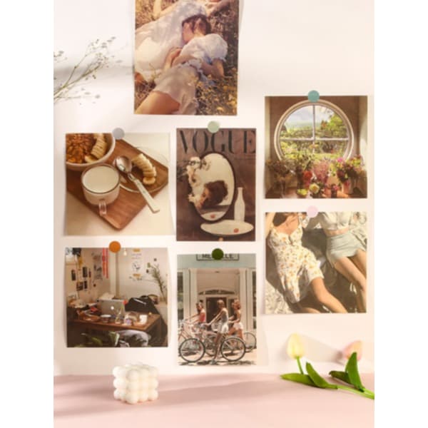 복고풍 인테리어 방꾸미기 잡지 이미지 세트