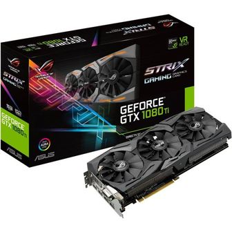  미국 아수스 그래픽카드 ASUS ROG STRIX GeForce GTX 1080 TI 11GB VR Ready 5K HD Gaming Graph