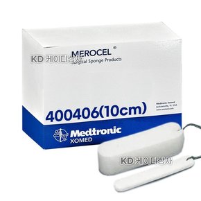 메드트로닉 메로셀 Merocel 10cm 10개입 400406 코수술 지혈솜 비염