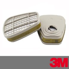 3M 방독필터 6006K 복합가스용 2EA 1SET