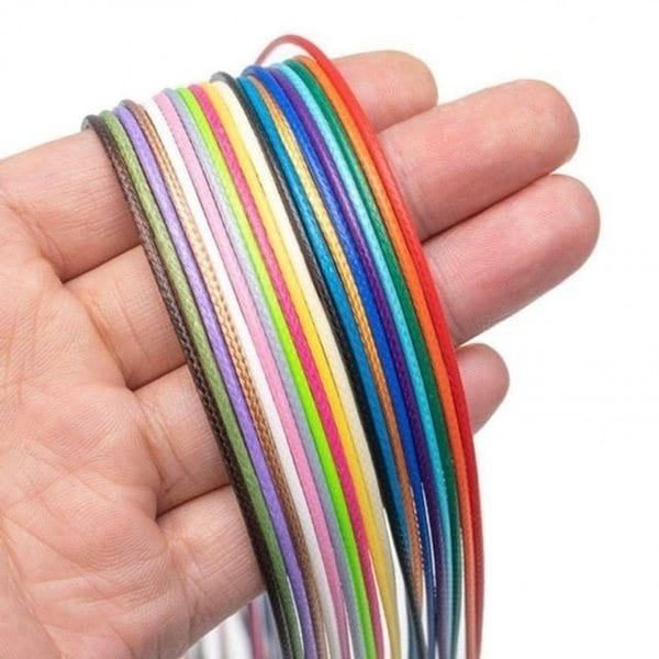 목걸이 베이직 왁스끈 블랙 왁스줄 올데이 남자 패션 (WFH56T2)