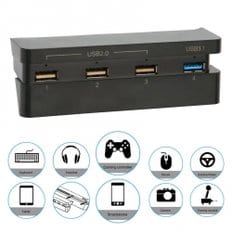 슬림 USB 슬림 에디션 USB 3.1 2.0 USB 허브, PS4 게임 콘솔용 4포트 확장 허브,