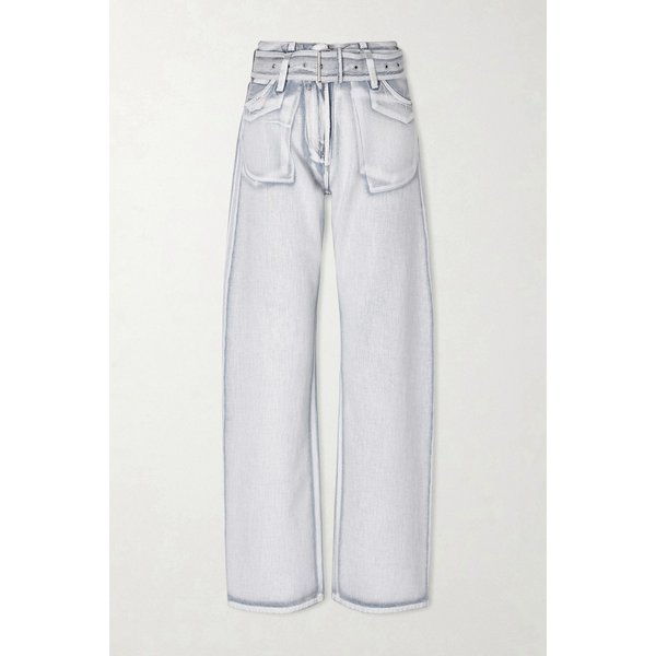 트롱프뢰유 코팅 로우라이즈 스트레이트 진 46376663162964417