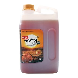  [작심밀도]경인서부수협 청정 백령도 명품 까나리액젓 3kg