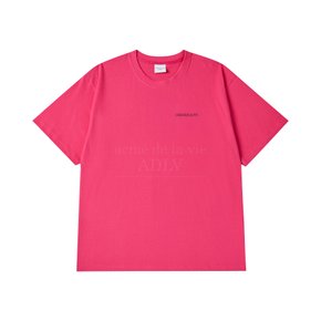 HAND SKETCH BEAR SHORT SLEEVE T-SHIRT PINK 핸드스케치베어 반팔 핑크