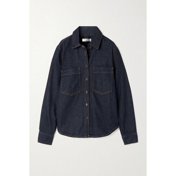 폴리시드 데님 셔츠 다크 워시 46376663162950854
