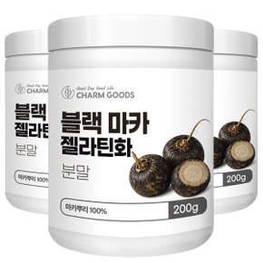 페루산 블랙마카 젤라틴화 분말 200g 3통