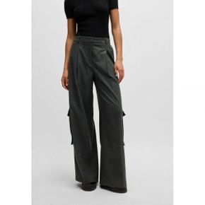 5058373 HUGO HEROTA - Cargo trousers dark grey one