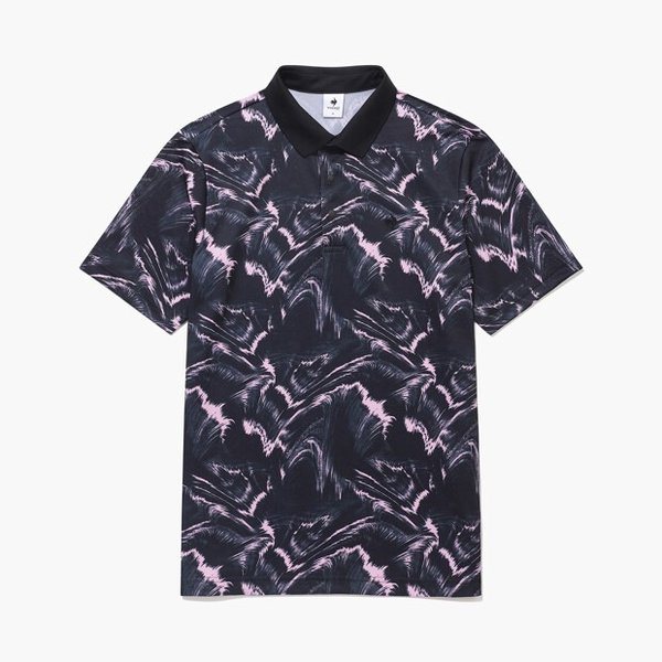 [여주점] 남성 플루이드 그래픽 티셔츠 GQ221MTS44 PINK