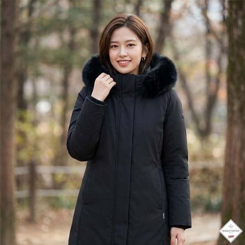 [최초가 789,000원)역시즌 여성 아르테 고어텍스 윈드스토퍼 내피세트 구스 롱다운 7K82074