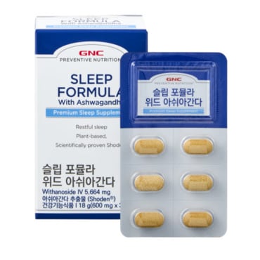 GNC 슬립 포뮬라 위드 아쉬아간다 (30정) / 수면건강 기능성