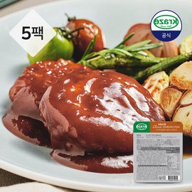 크라제버거 [크라제]클래식 함박스테이크 120g  x 5팩