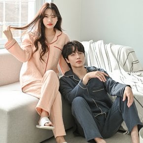 / 도톰 누빔면 수면 커플잠옷 홈웨어