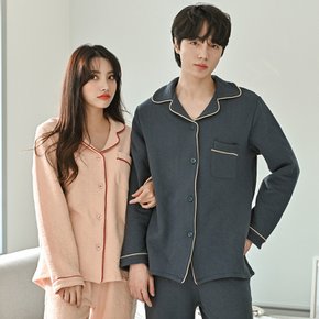 / 도톰 누빔면 수면 커플잠옷 홈웨어