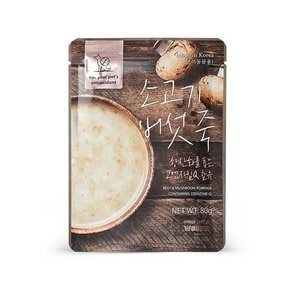 원더푸드 소고기 버섯죽 80g