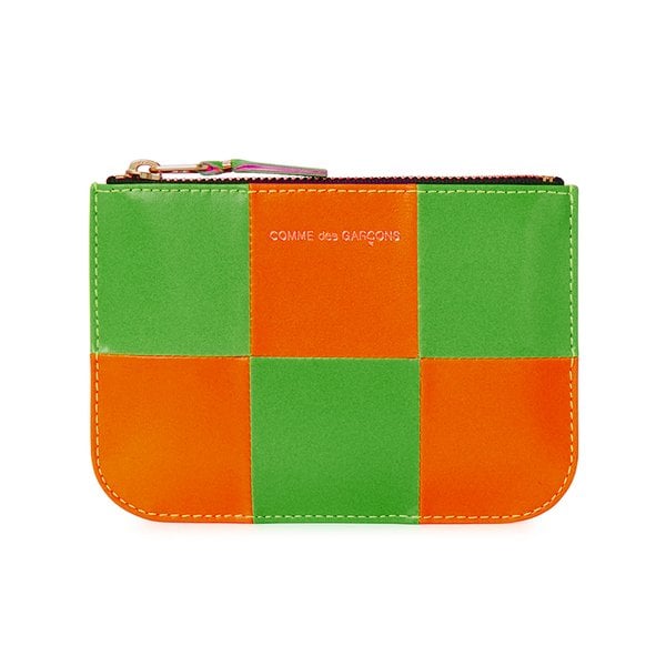 [부산점] 플루오 스퀘어 동전지갑 SA8100FS ORANGE GREEN (남여공용)
