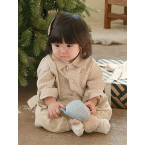 귀여운 동생이 있다면 - 유아 체크 셔츠