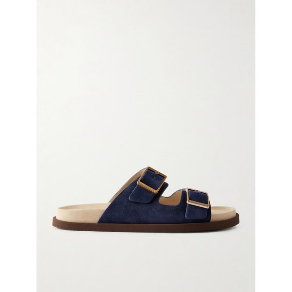 브루넬로쿠치넬리 버클 스웨이드 샌들 46376663163009951