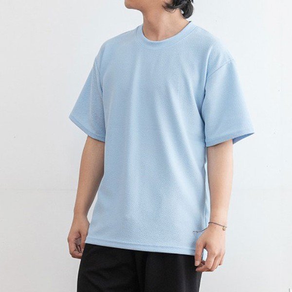 버블 무지 링클프리 반팔 티셔츠_P306018370 - SSG.COM