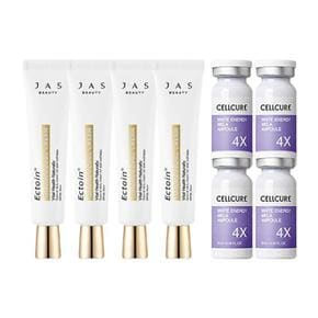 [쟈스] 엑토인 맨얼굴 크림 30ml x4 + 셀큐어 앰플 4X 10ml x4 증정 (S11457977)