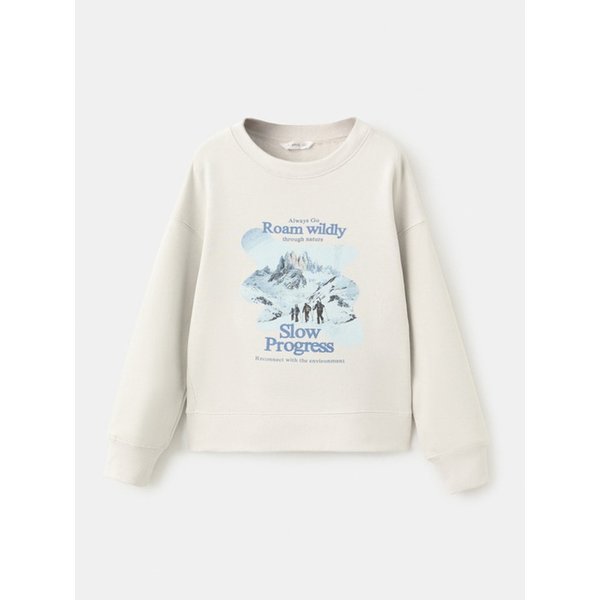 KIDS 스웻셔츠 SLOW Natural 17027138