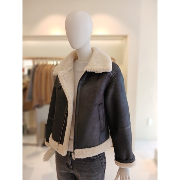 [여주점] 씨씨콜렉트 페이크스웨이드숏무스탕 E254psj162