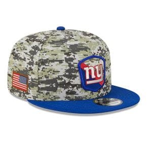 4873772 New Era Mens Camo/Royal York Giants 2023 Salute To Service 9FIFTY Snapback Hat