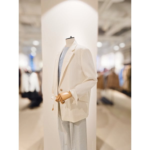 [파주점] [더아이잗컬렉션]내추럴핏 오버사이즈 린넨 자켓 CR4A0JK121