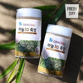 [신안죽염] 황토가마 프리미엄 마늘 죽염 100g 2병