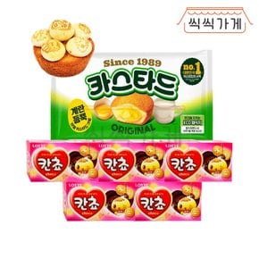 이것이 진짜 칸쵸타드(롯데 카스타드 230g + 칸쵸 54g x 5ea)