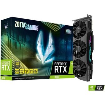  영국 조텍 그래픽카드 ZOTAC GAMING GeForce RTX 3090 Trinity 24GB GDDR6X 384bit 19.5 Gbps PC