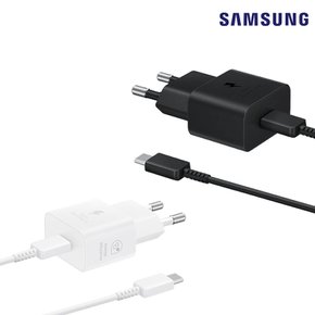 정품 25 W PD 충전기 절전형 (USB C to C 케이블 포함) EP-T2510X N