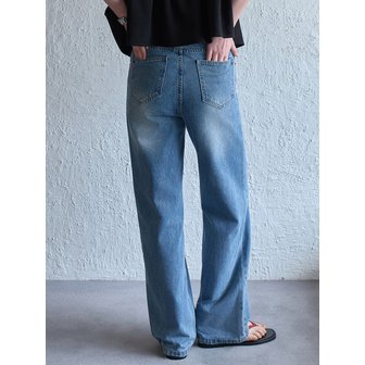 르베티 베이직 스트레이트 데님 딥블루 BE052