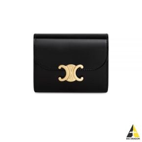 셀린느 24FW Small Flap Wallet TRIOMPHE in PATENT CALFSKIN (10D783GBT 38NO) (스몰 프