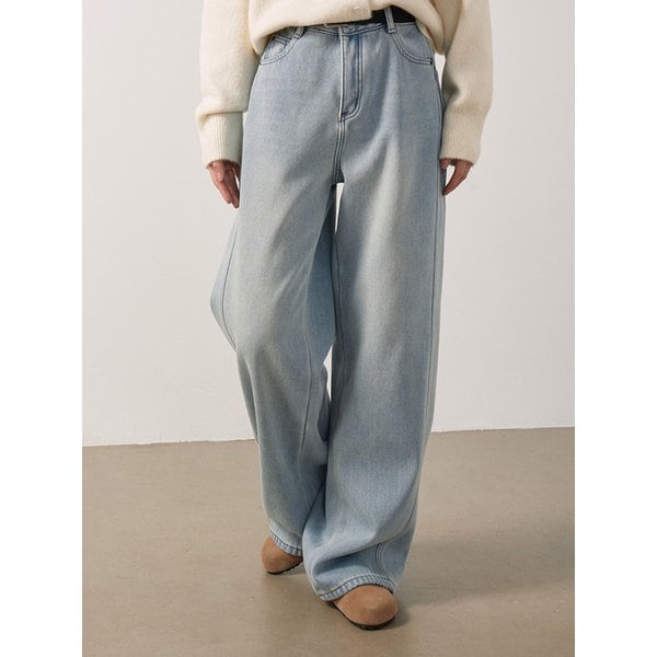 시드니 사이드 절개 기모 연청 데님 UBNA_P0001