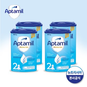 압타밀 [해외무료배송] 압타밀 프로누트라 어드밴스 HMO 2단계 800g x 4통 세트