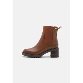 5571785 Tommy Hilfiger FLAG MID HEEL CHELSEA - Classic ankle boots cognac brown