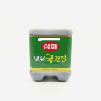 미강착한먹거리 삼화 맑은국간장 말통 13L WJ