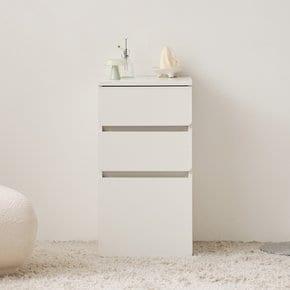 보루네오 마르체 로엘 E0 3단 400 서랍장 틈새 수납 하부장 BCM681C