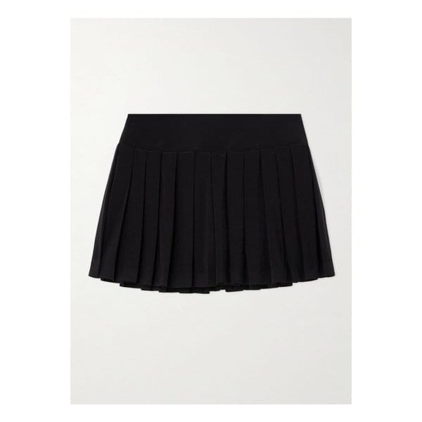 노마카말리 피클볼 플리츠 저지 테니스 스커트 블랙 46376663162889245