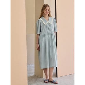 Lovely Tuck Dress_SKY_AQUAMARINE