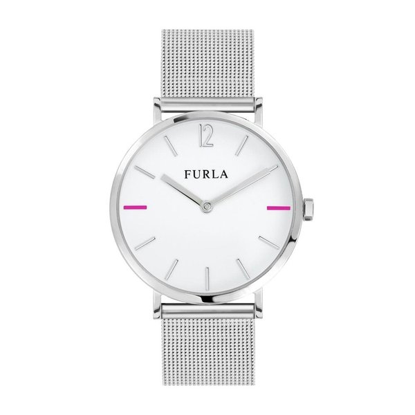 [정상가 200,000원] FURLA 훌라 지아다 실버 메쉬 메탈 시계 R4253108503