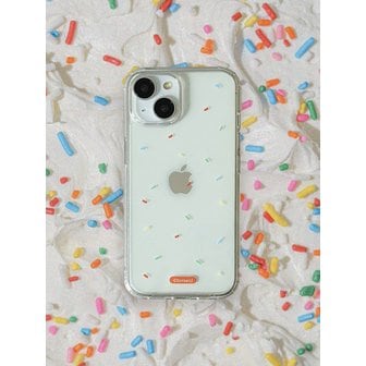 보라앤드 Rainbow Sprinkle case  (Jelly/Jell hard)