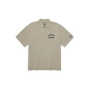 CU BLACK SERIES S/S COLLAR T-SHIRTS 내추럴베이지