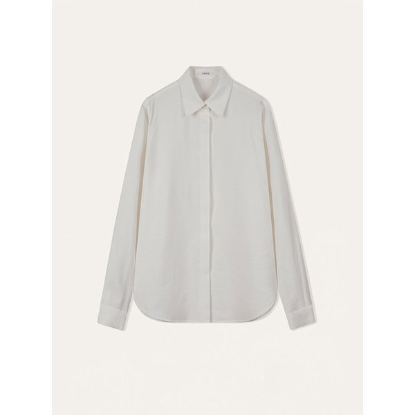 Dual Scarf Shirt (Ivory)