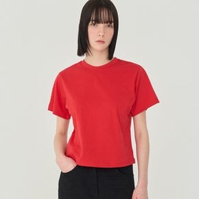 Cut line Tshirt Red