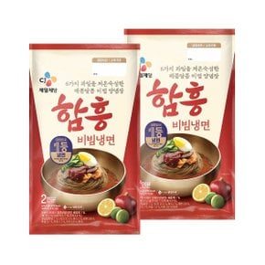 CJ 함흥 비빔냉면 2인분(474.4g) x2개