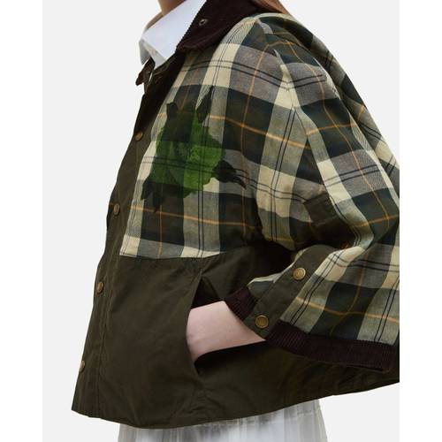 [해외배송] BARBOUR X ERDEM 리버서블 CLOVER SS25 SHOWERPROOF LSP0234LSPBE32 B0031557488