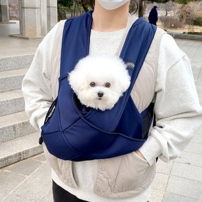 S 더블서포트 허그미 강아지 고양이 슬링백 코쿤펫